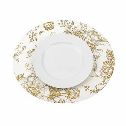 Home Collection Pack of 10 White Cardboard Paper Placemats 13 Inch