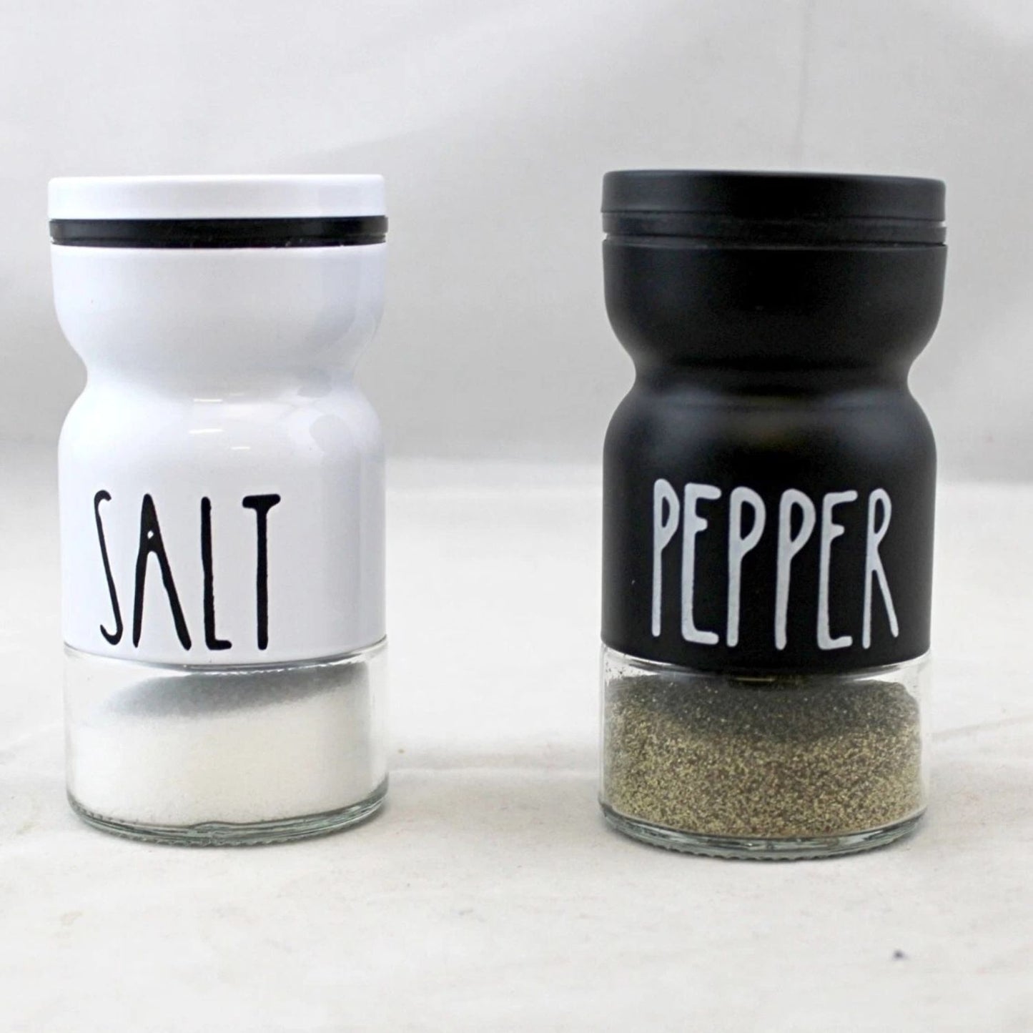 Home Collection Vintage Glass Salt and Pepper Shaker Set