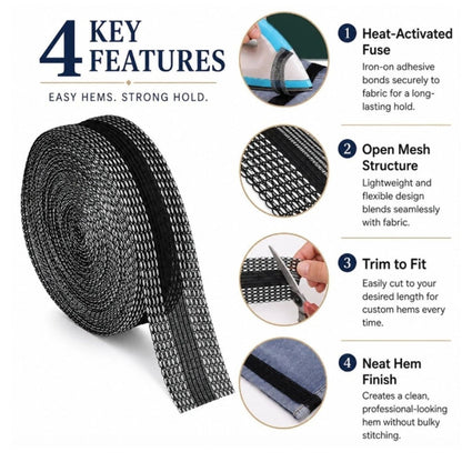 Home Collection 10M Iron On Hemming Tape