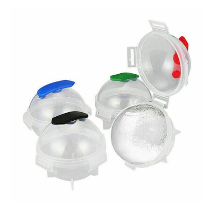 Home Collection 4-Pack 2-Inch Round Ice Ball Maker Molds