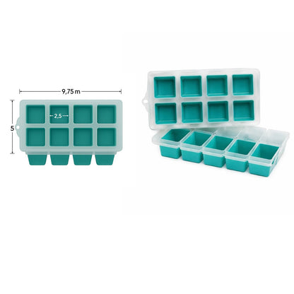 Home Collection Pack of 2 Jumbo Ice Cube Trays