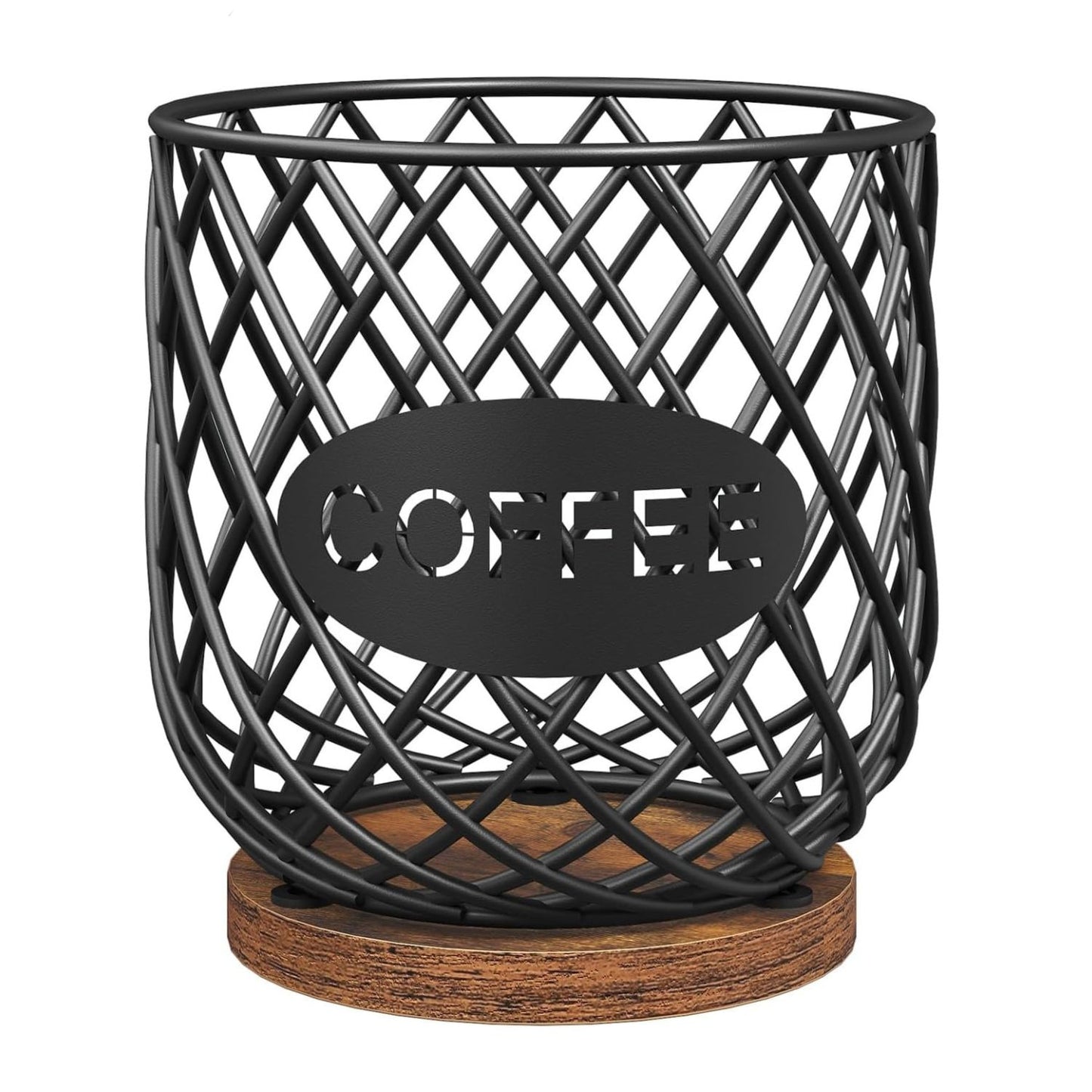 Home Collection Rustic Brown Coffee Pod Holder