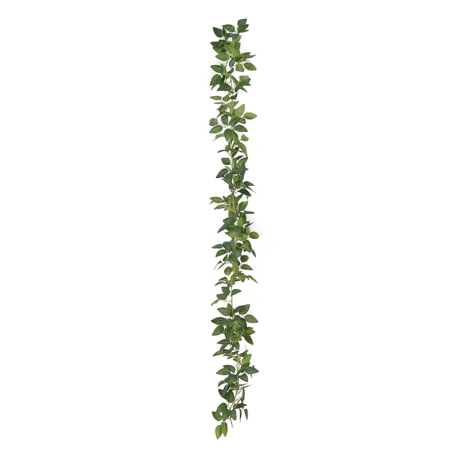 Home Collection 6 ft Green Silk Rose Leaves Garland