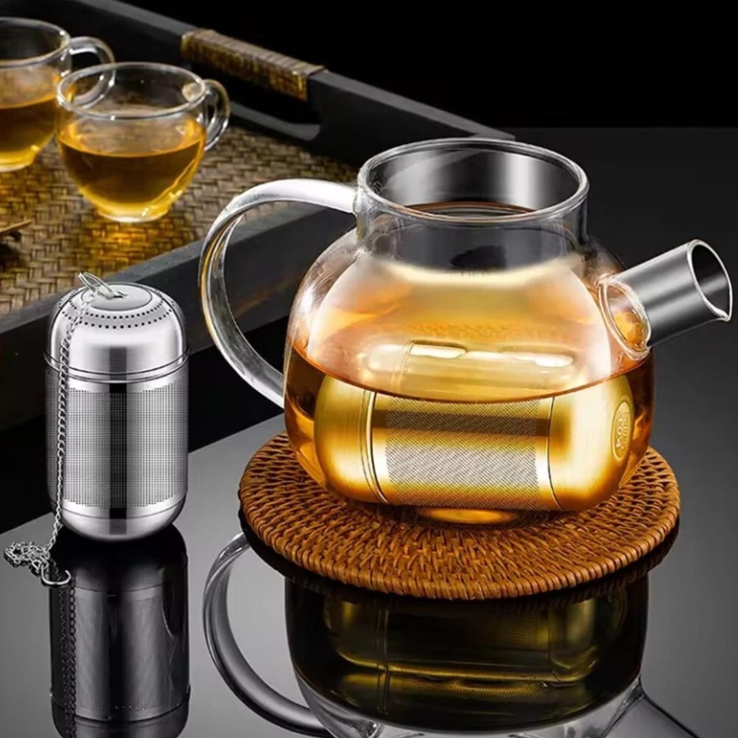 Home Collection Stainless Steel Tea Infuser Ball Loose Leaf Tea Strainer Spice Seasoning Filter