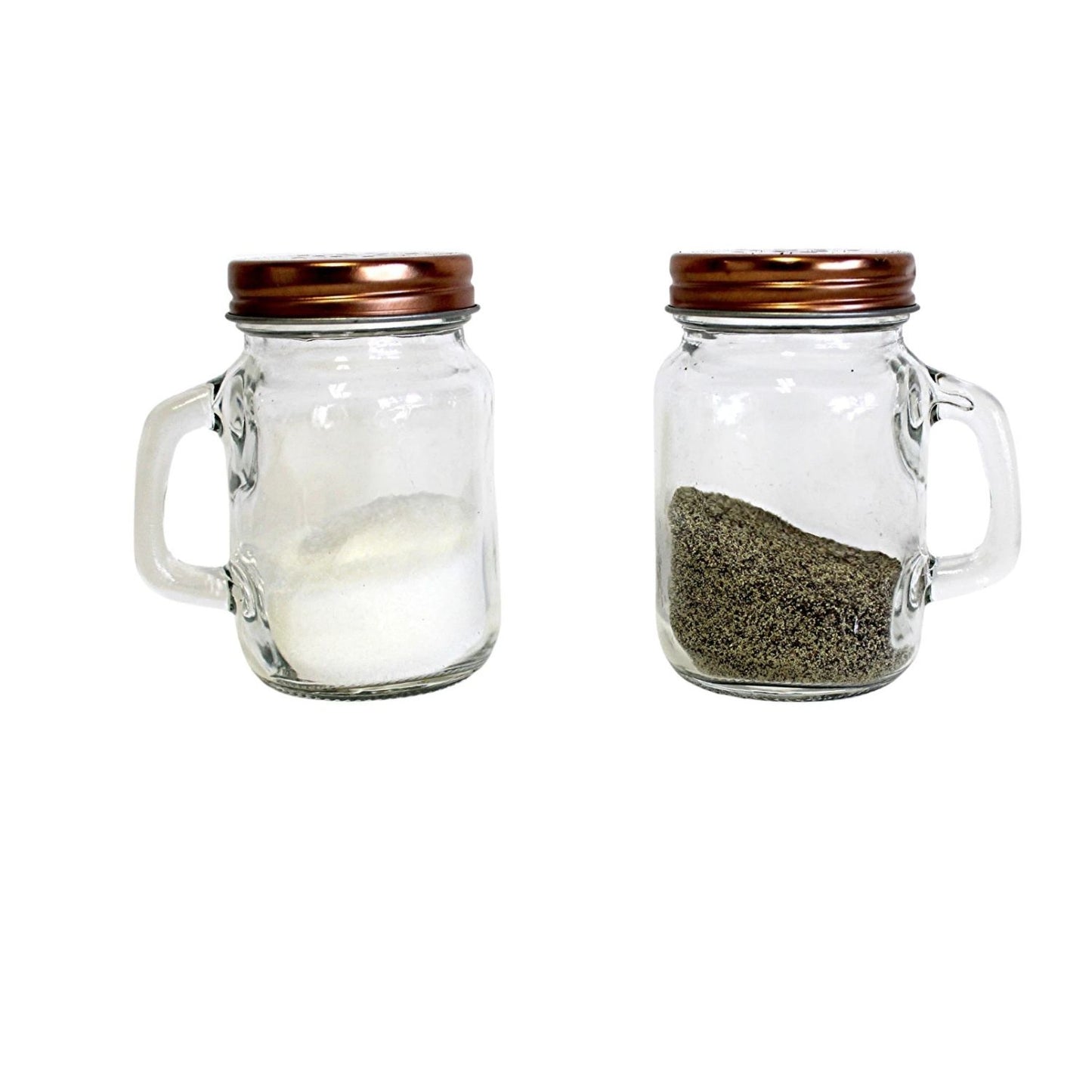 Home Collection Retro Mason Jar Salt and Pepper Shaker Set