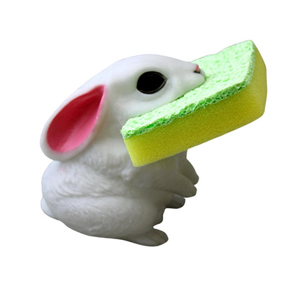 Home Collection Bunny Rabbit Sponge Holder with Sponge