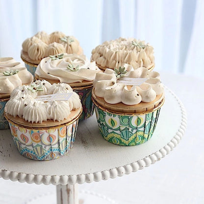 Home Collection Pack of 50 Assorted Paper and Foil Cupcake Liners