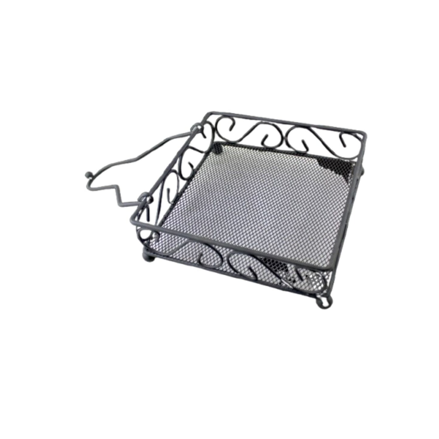 Home Collection  Metal Napkin Holder with Weighted Arm