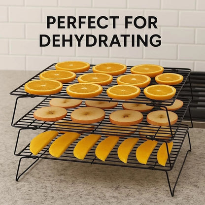 Home Collection 3-Tier Stackable Cooling Rack 15.75" x 10"