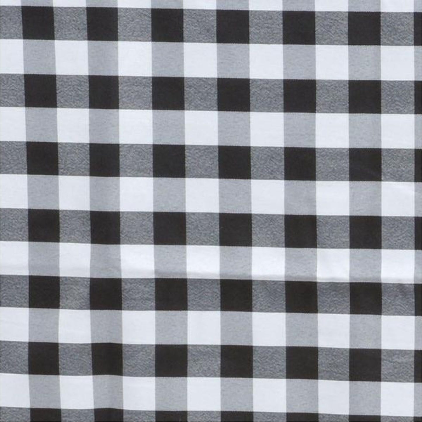 Home Collection Checkered Gingham Polyester Round Tablecloth 108"