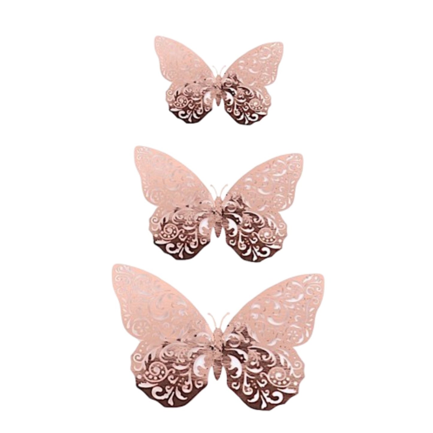 12Pcs 3D Removable Wall Decals Stickers