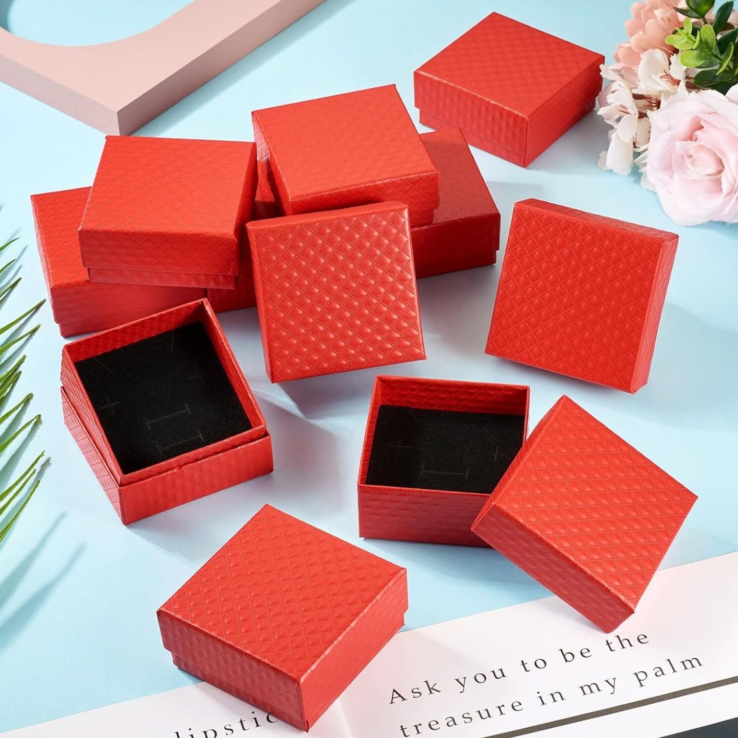 Home Collection Jewelry Display Case Cardboard Organizer Box