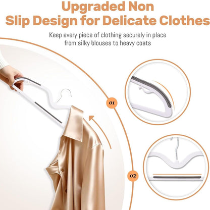 Home Collection 20 Pack Short Neck Plastic Clothes Hangers