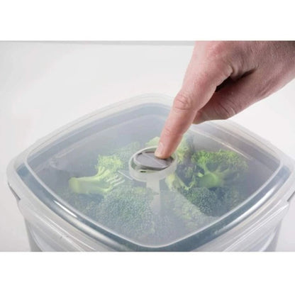 Home Collection Microwave Vegetable Steamer Cooker Grey