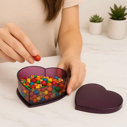 Home Collection Heart Shaped Jewelry Storage Box 4.5 Inch