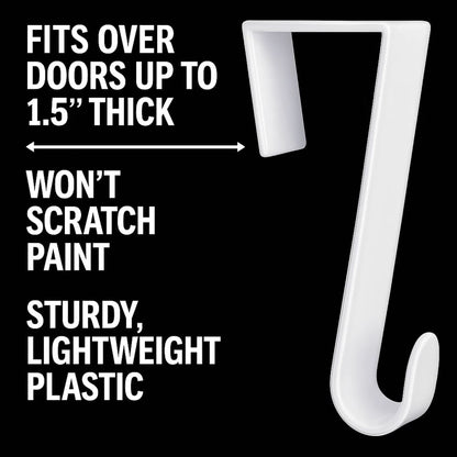 Home Collection Over The Door Hooks 4.5 Inch Pack of 5