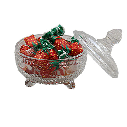 Home Collection Sugar Bowl with Lid Candy Jar for Sugar Cubes
