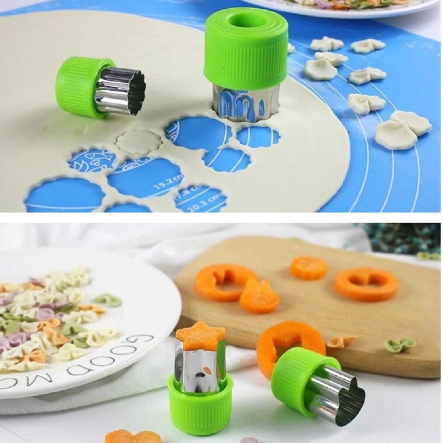 Home Collection Pack of 9 Fruit and Vegetable Cutter Set