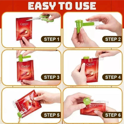 Home Collection Wall Mount Seasoning Bag Rack Spice Packet Clip Holder