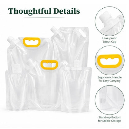 Home Collection Pack of 5 Grain Storage Bags