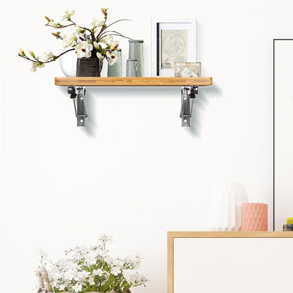 Home Collection 2Pcs Folding Shelf Brackets 14"