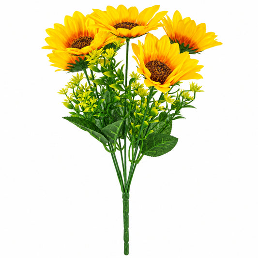 Home Collection 2Pcs Artificial Sunflower Bouquets with Stems