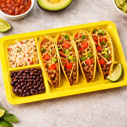 Home Collection 3-Pack Taco Holder Plates