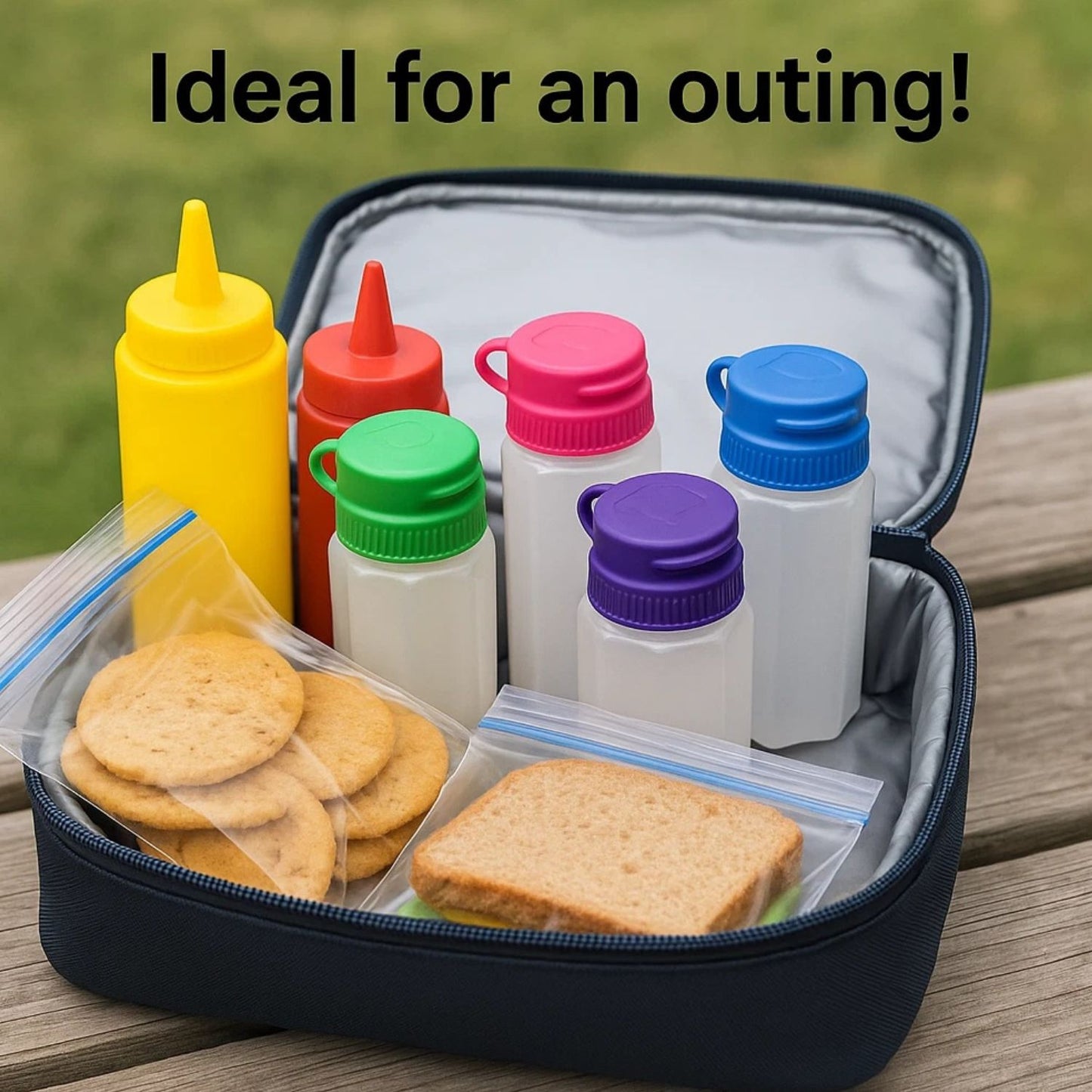 Home Collection Pack of 4 Mini Salt and Pepper Shakers with Snap Lids