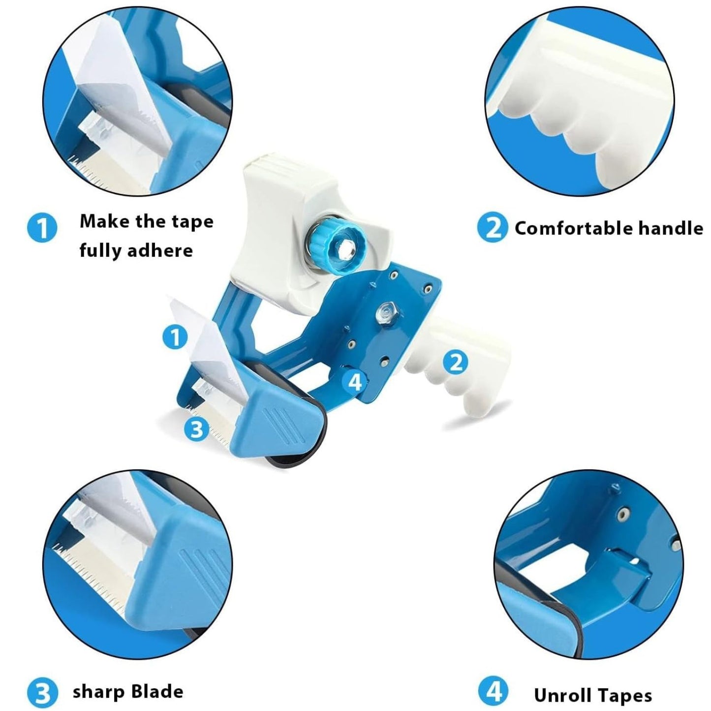 Home Collection Wide Packing Tape Gun Dispenser 2"