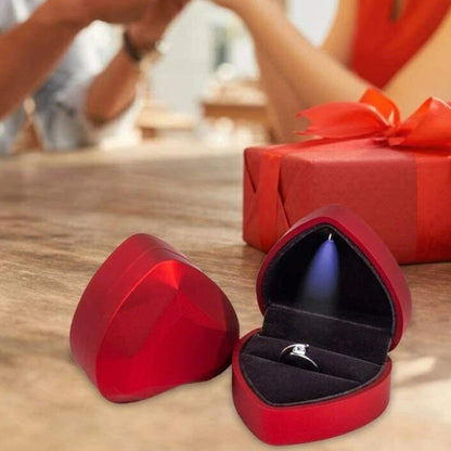 Home Collection Diamond Ring Box Jewelry Gift Organizer