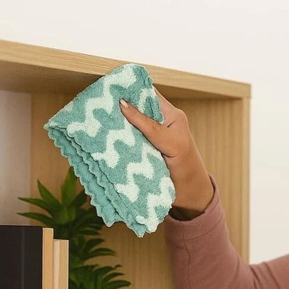 Home Collection Pack of 5 Microfiber Cleaning Cloths 11.5x11.5