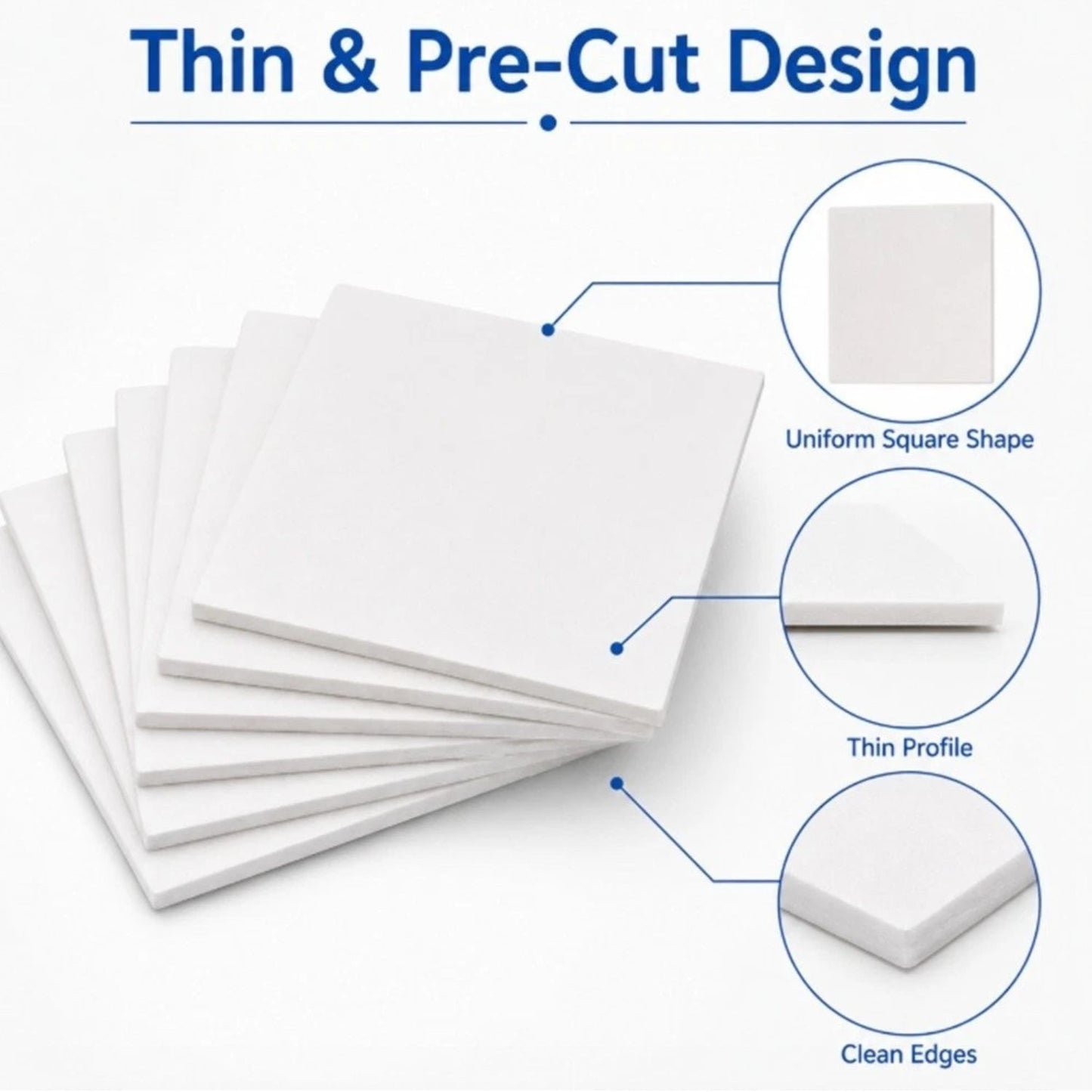 Home Collection Pack of 50 Double Sided Foam Tape Pads