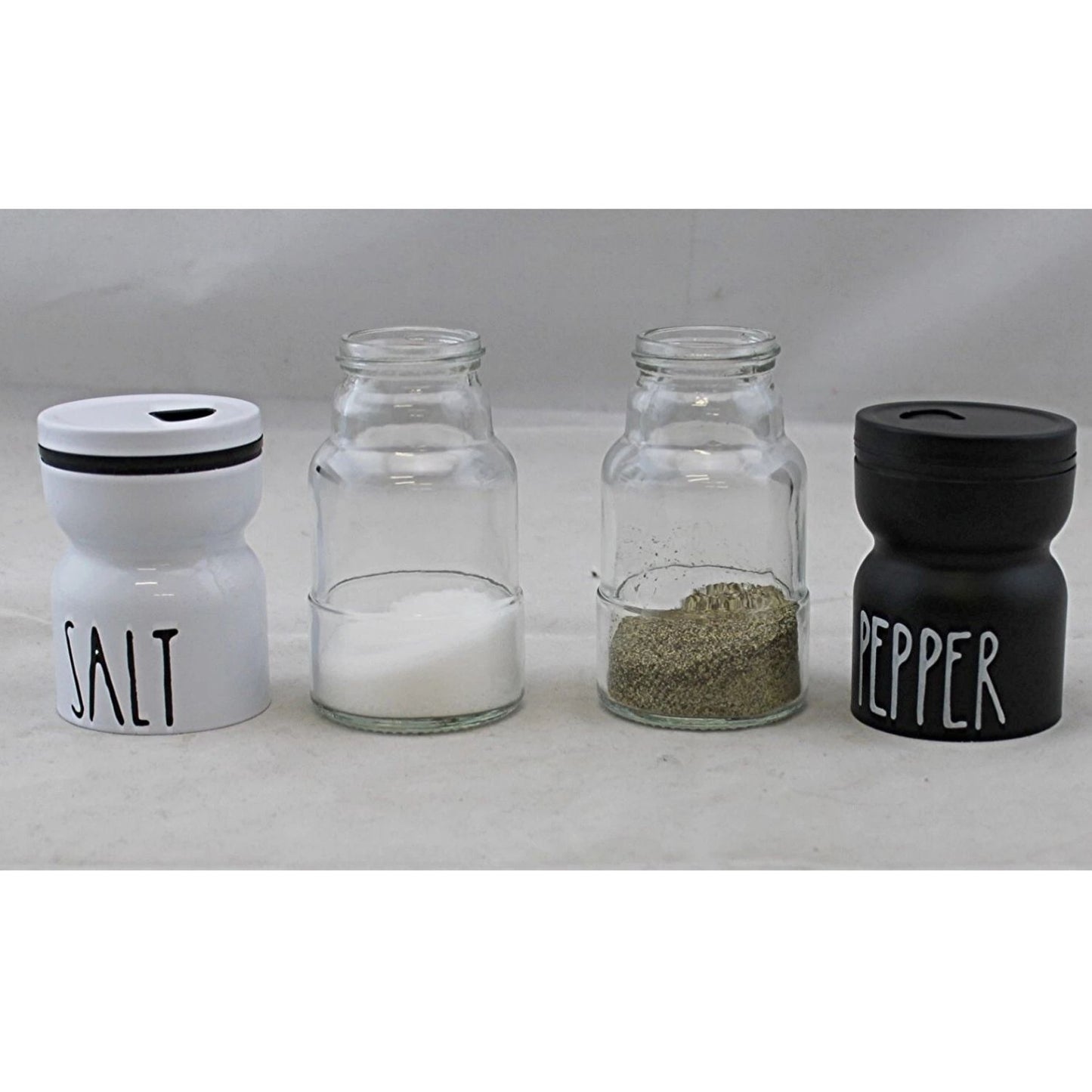 Home Collection Vintage Glass Salt and Pepper Shaker Set