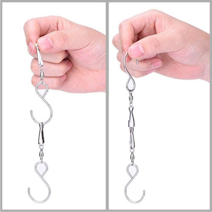 Home Collection Rotating Swivel Hooks Clips Hanger