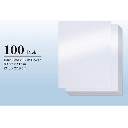 Home Collection White Shimmer Metallic Cardstock Paper