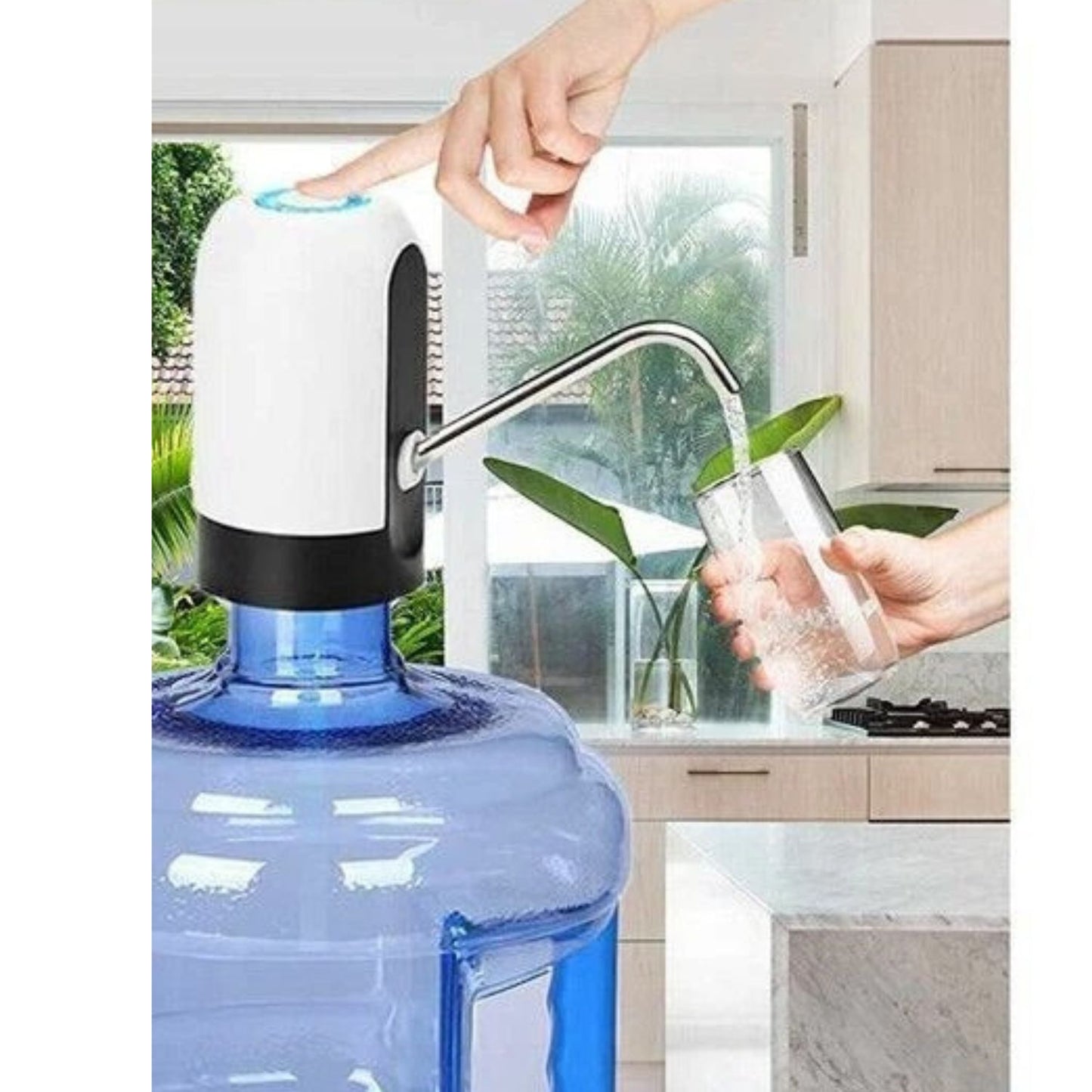 Home Collection Universal Electric Water Bottle Pump White