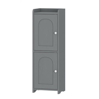 Home Collection Small Corner Bathroom Storage Cabinet