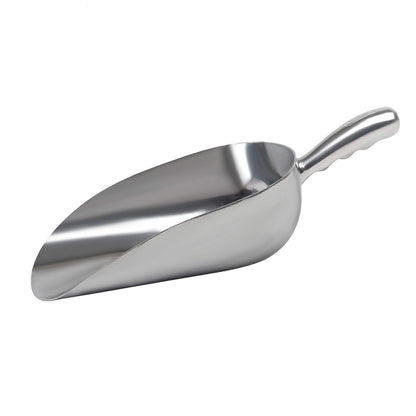 Home Collection 2Pcs 12 oz Cast Aluminum Ice Scoop, Dry Goods & Candy Bin Scoop