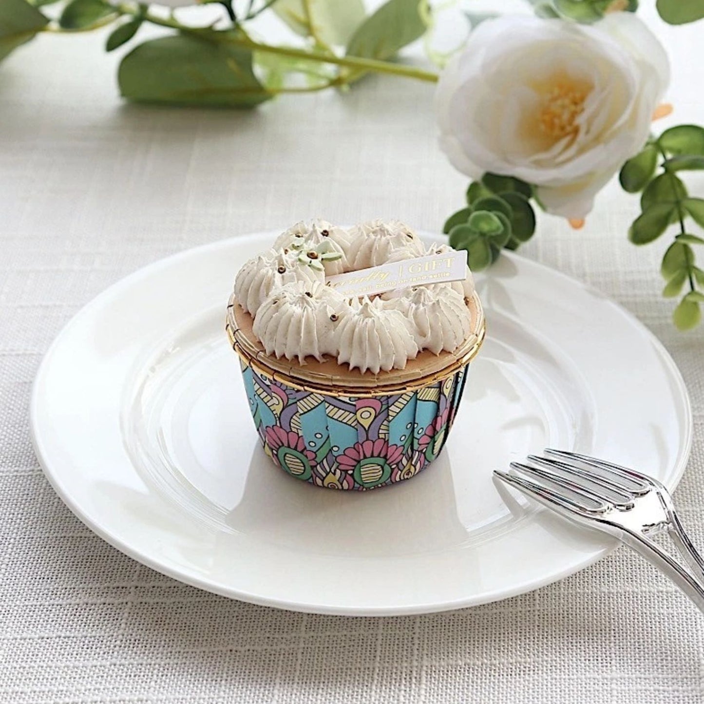 Home Collection Pack of 50 Assorted Paper and Foil Cupcake Liners