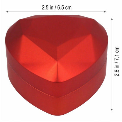 Home Collection Diamond Ring Box Jewelry Gift Organizer