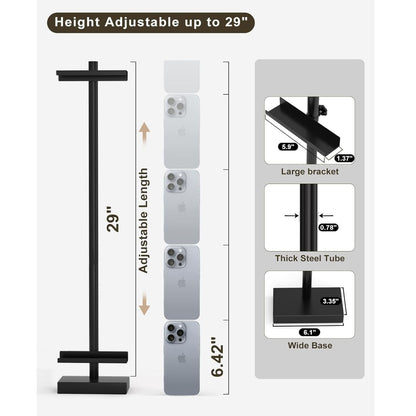Home Collection Adjustable Metal Tabletop Easel Stand for Displays Up to 29 Inches