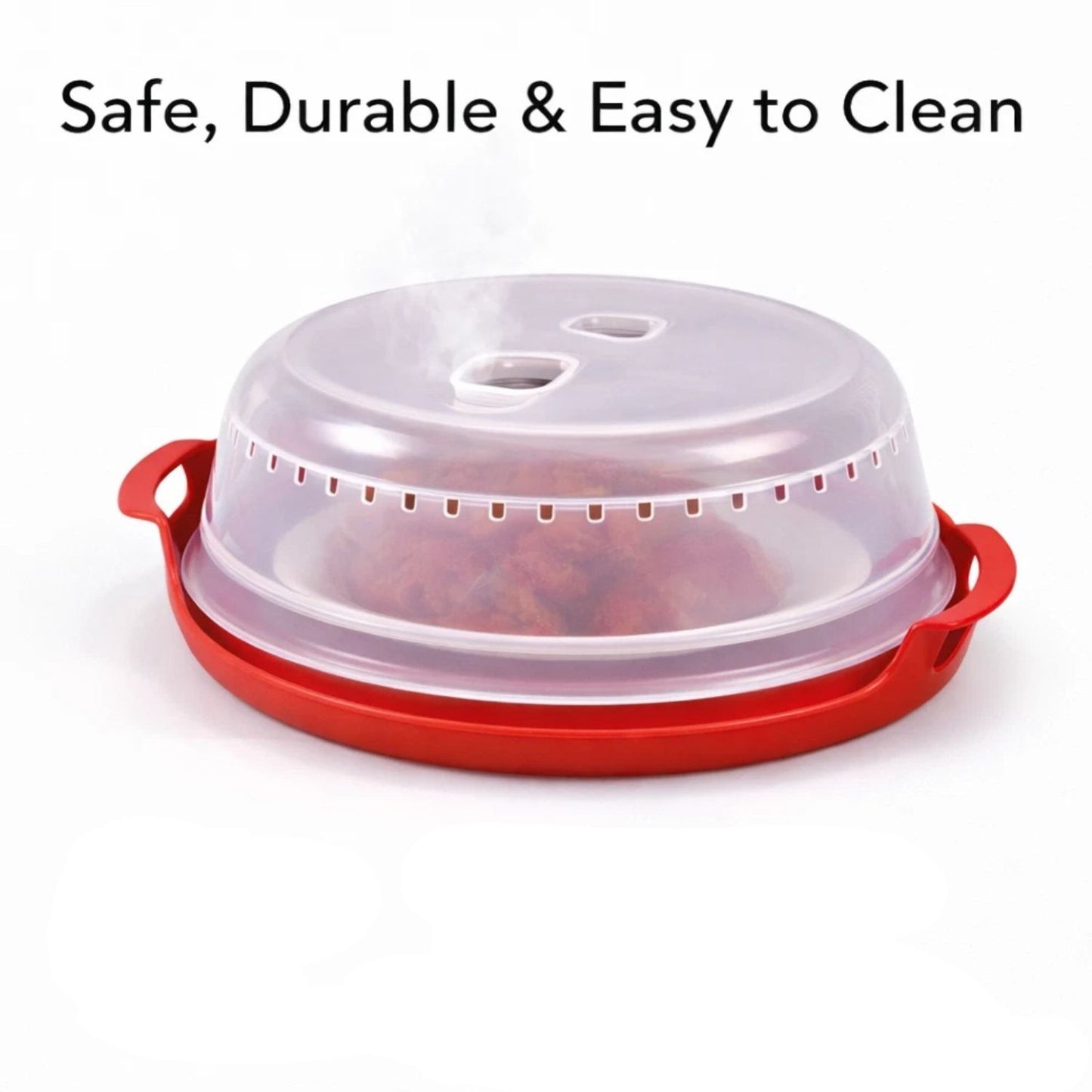 Home Collection Pack of 2 Microwave Splatter Cover Guard 10.5 Inch