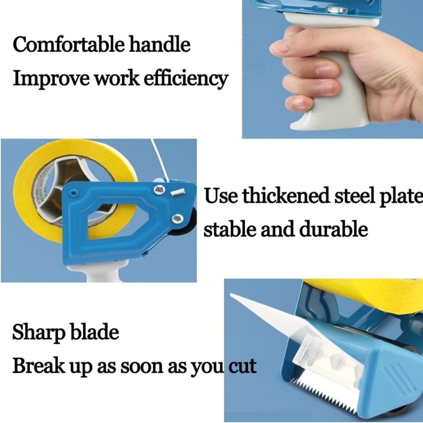 Home Collection Wide Packing Tape Gun Dispenser 2"