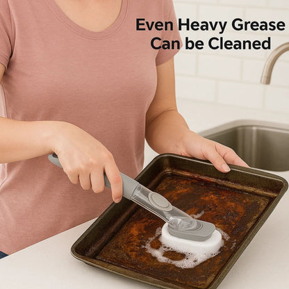 Home Collection 2 in 1 Soap Dispensing Dish Brush with Refill Head