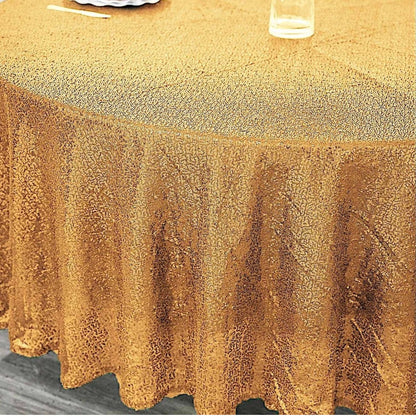 Home Collection Round Sequined Tablecloth 108 Inch