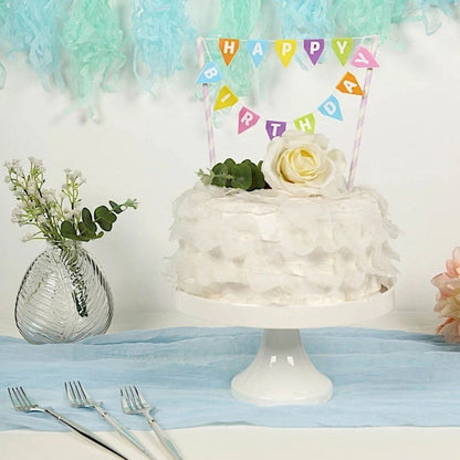 Home Collection Happy Birthday Cake Topper Banner Set
