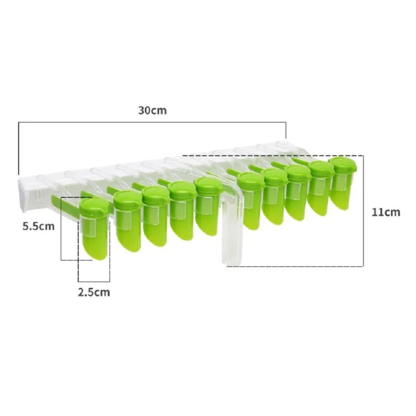 Home Collection Wall Mount Seasoning Bag Rack Spice Packet Clip Holder