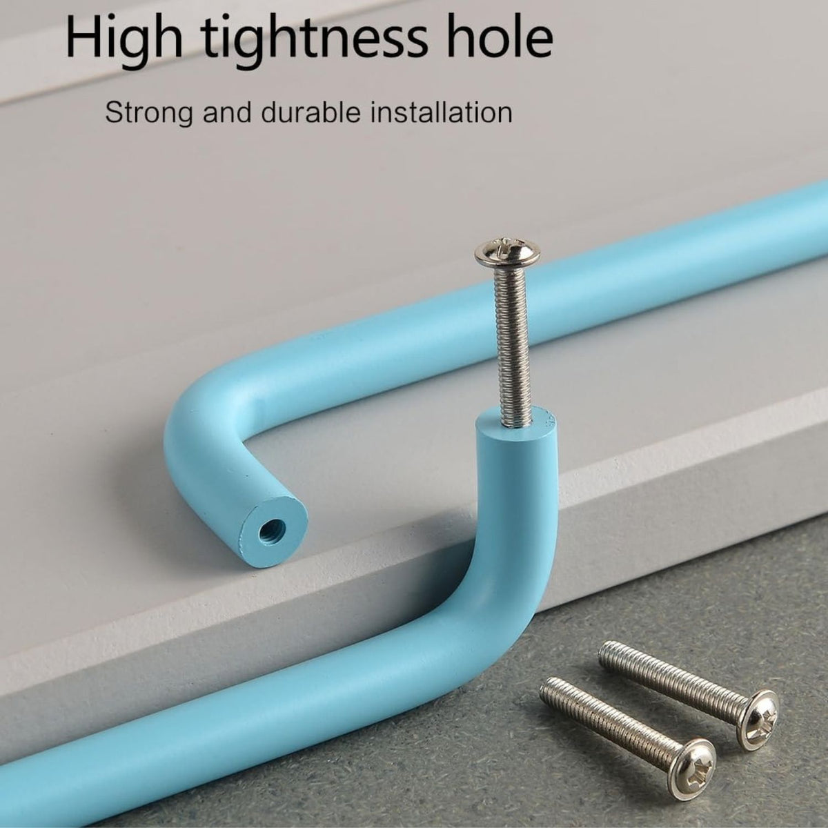 Home Collection Pack of 5 Cabinet Handles Modern Kids Drawer Pull 3-Inch