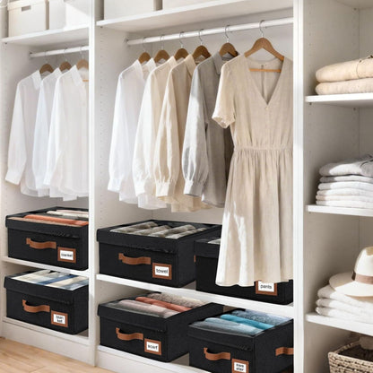 Home Collection 2in1 Stackable Hat Storage Organizer with Clear Lid