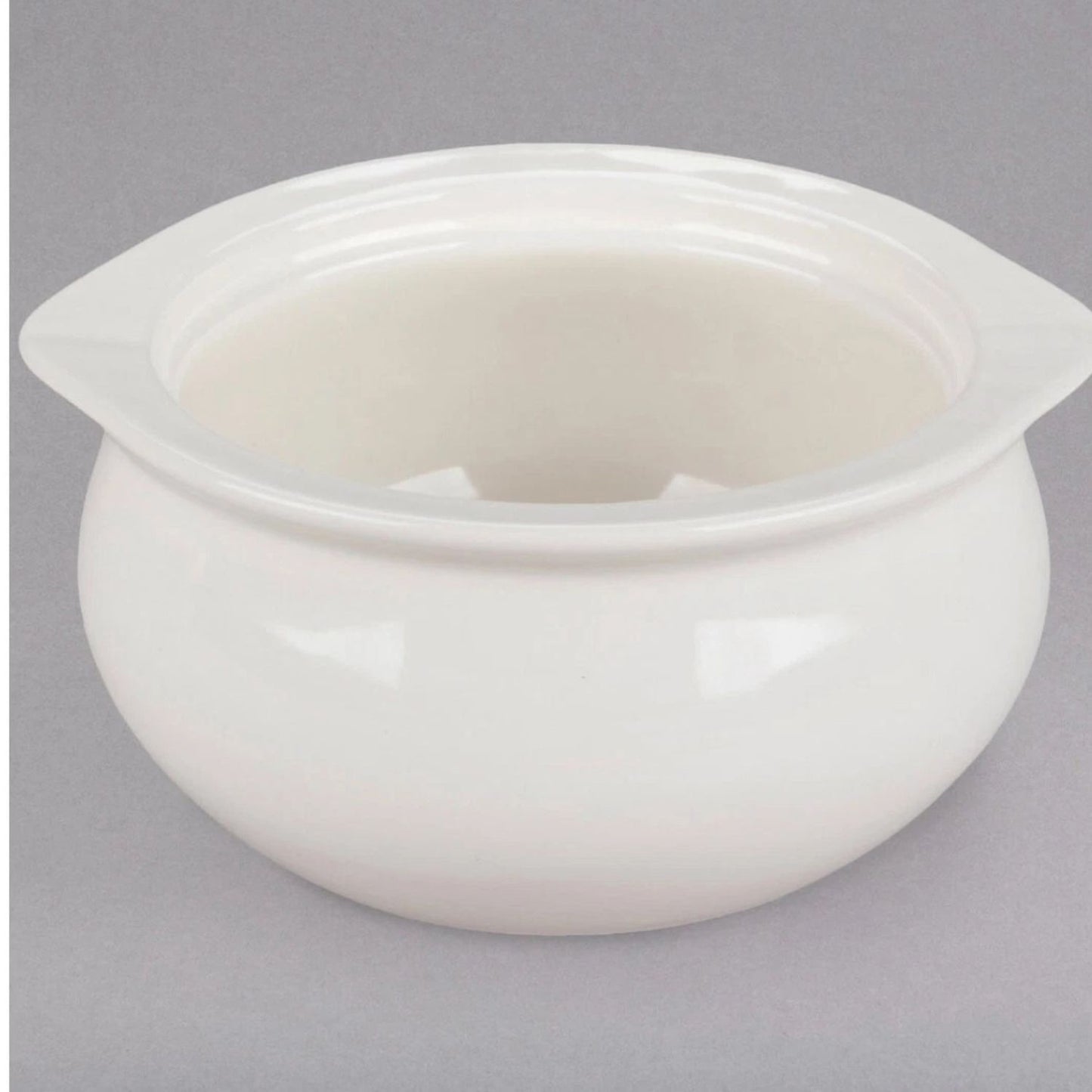 Home Collection Set of 4 French Onion Soup Crocks 12 oz White